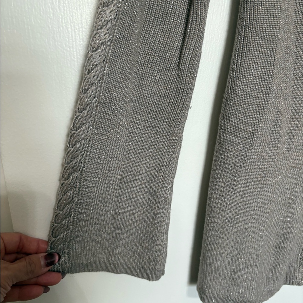 White House Black Market Taupe Cowl Neck Sweater - Picture 5 of 5
